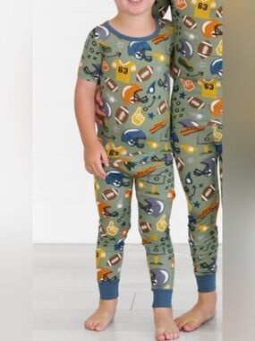 Little Sleepies Touchdown Time Two Piece Pajama Set *see details*